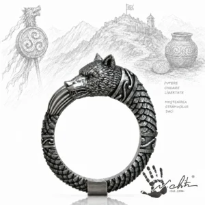 Alternative view of RING - THE DACIAN DRAGON