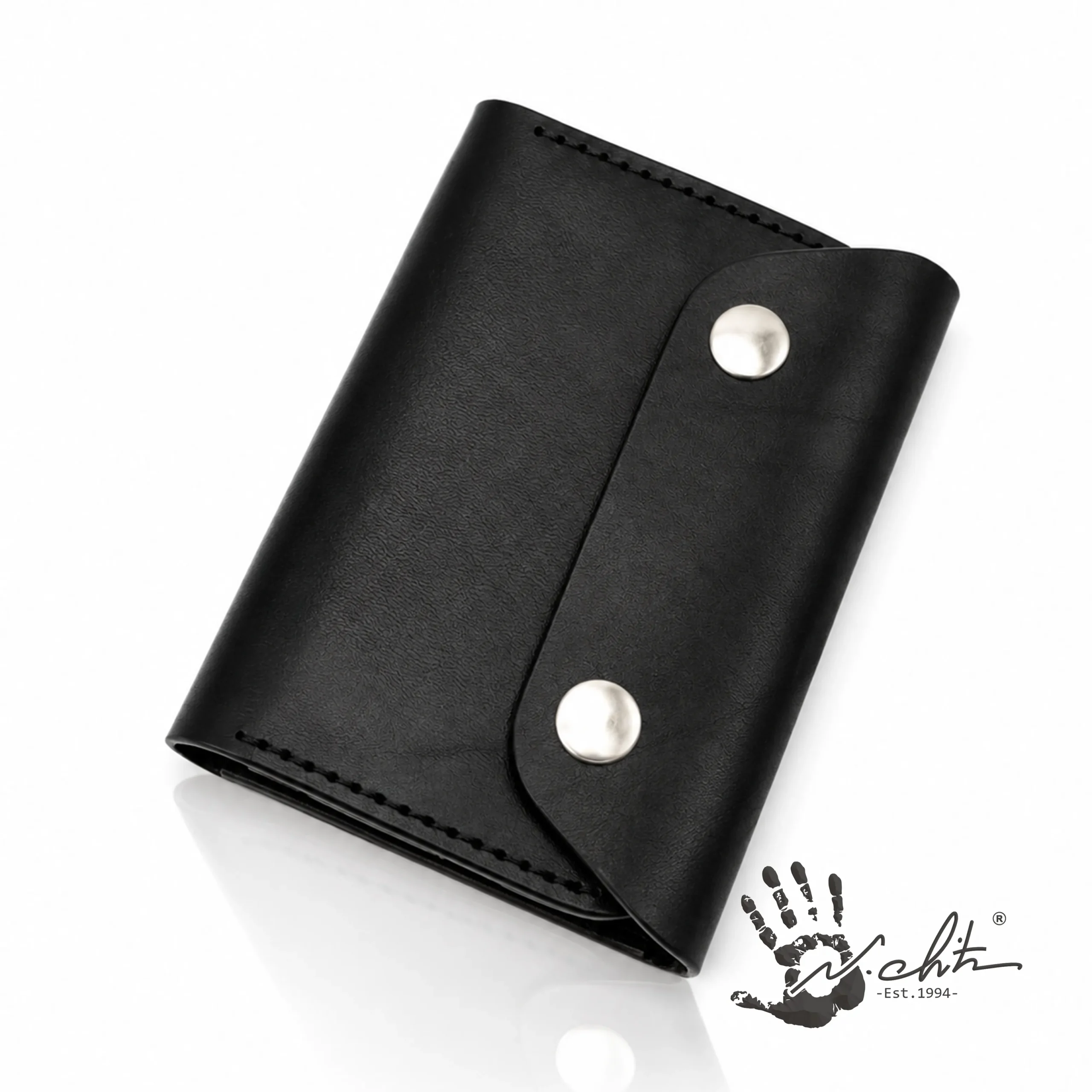PORTOFEL COMPACT CU DOUA CAPSE DIN PIELE NATURALA - imagine 12