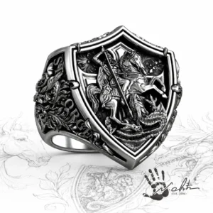 Alternative view of RING – SAINT GEORGE