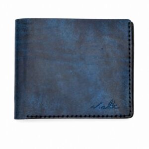 PORTOFEL DIN PIELE NATURALA – BLUE NAVY